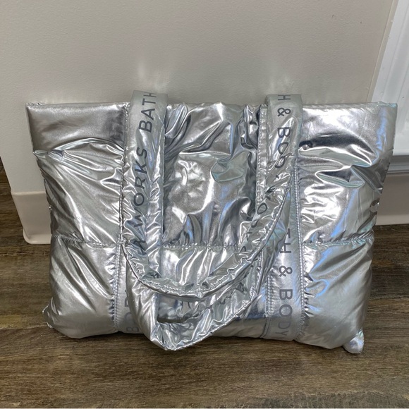 Bath & Body Works‎ Silver Tote Bag - Picture 9 of 16
